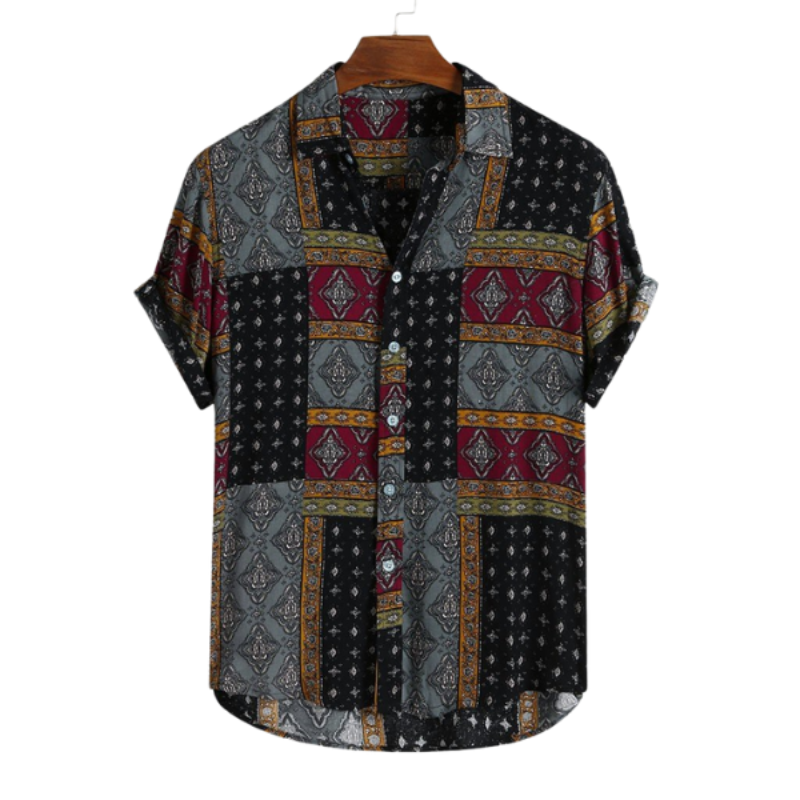 Black Hawaiian Print Shirt – Shirts In Style