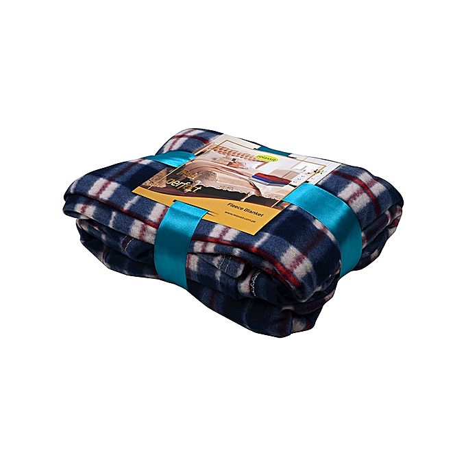 checkered fleece blanket