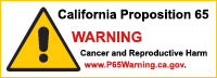 P65 Warning