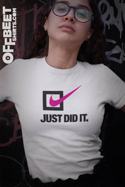 nike t shirts women's just do it