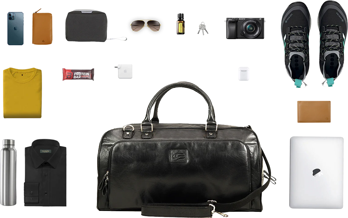 The Premium Classic Duffle – Vintage Leather Gear