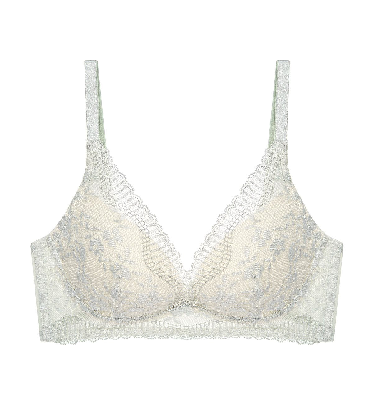 Aqua Fresh Non-Wired Deep V Push Up Bra in Forest Frost | Triumph Malaysia