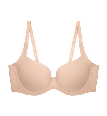 Invisible Inside-Out Non-Wired Padded Bra in Natural Skin