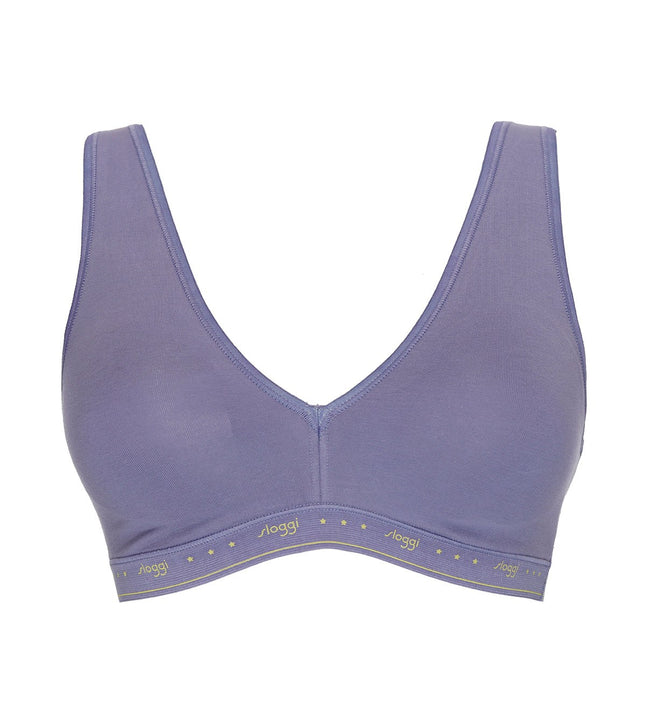 Sloggi 24/7 100 Bra Top in Porcelain Blue