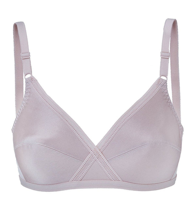 Solfege Non Wired Padded Bra in Fig Pink