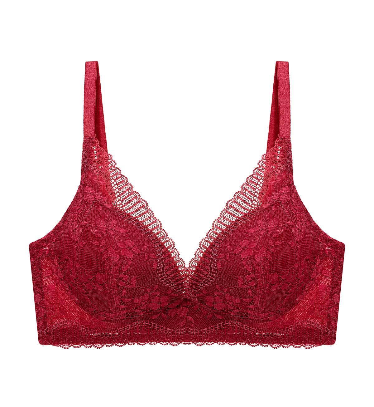 Aqua Fresh Non-Wired Deep V Push Up Bra in Paprika Red | Triumph Malaysia