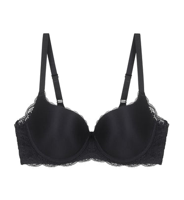 Caress Ultra-Low Coverage Pocketed Bra  Style No. CAR-B09-00, Black, (30)  30B/C : : Clothing, Shoes & Accessories