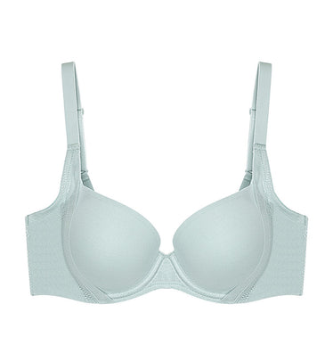 Invisible Inside-Out Delicate Non Wired Padded Bra in Dove Gray