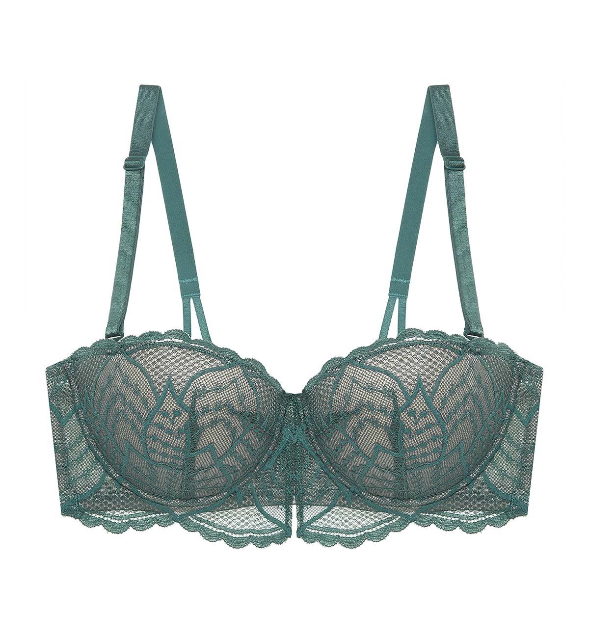 Style Double Push Wired Detachable Bra in Mysterious Green | Triumph ...