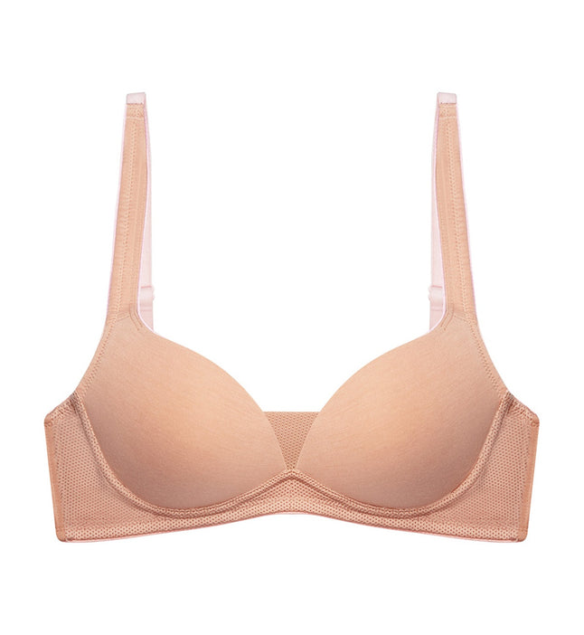 Buy Lightly Padded Non-Wired T-Shirt Bra in Skin Colour Online