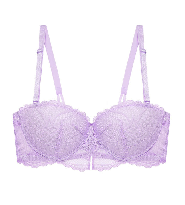 Style Double Push Wired Detachable Bra in Lavender Mist