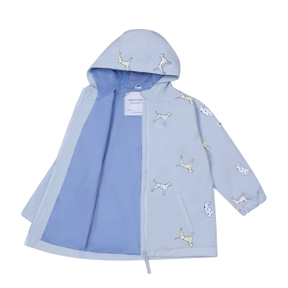 Dalmatian Kids Color Changing Raincoat Waterproof Breathable PVC free ...