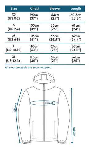 Holly and Beau Womans Size Chart US