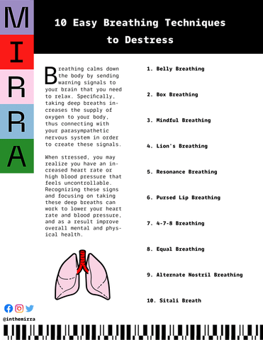 10 Easy Breathing Techniques to Destress I Mirra Skincare