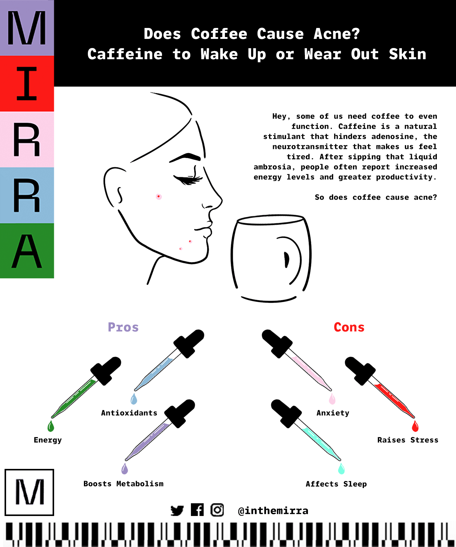 Does Coffee Cause Acne_  Caffeine to Wake Up or Wear Out Skin