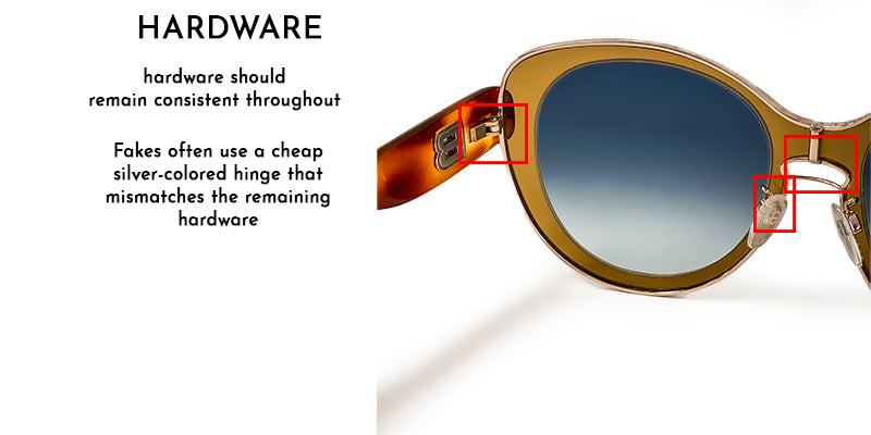 HOW TO AUTHENTICATE SUNGLASSES -