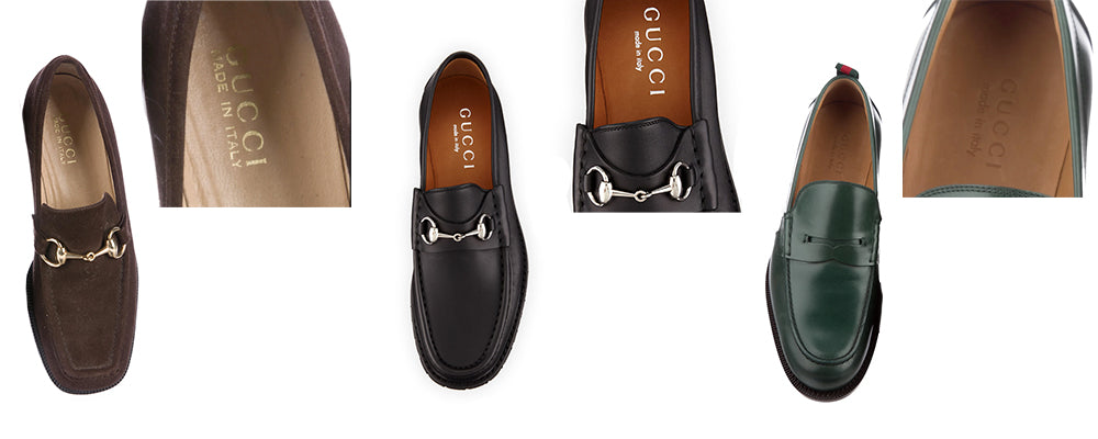 how to authenticate gucci loafers - brand stamp