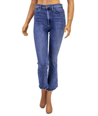 Mother jeans high rise cropped flare