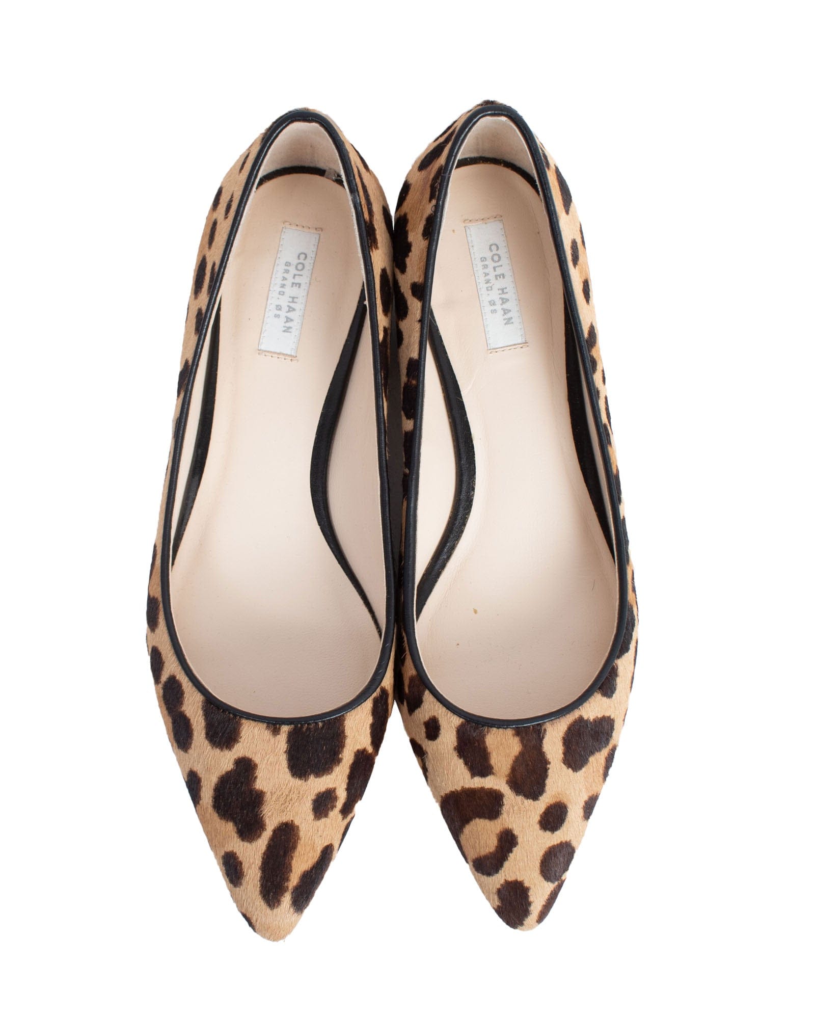 cole haan leopard print flats