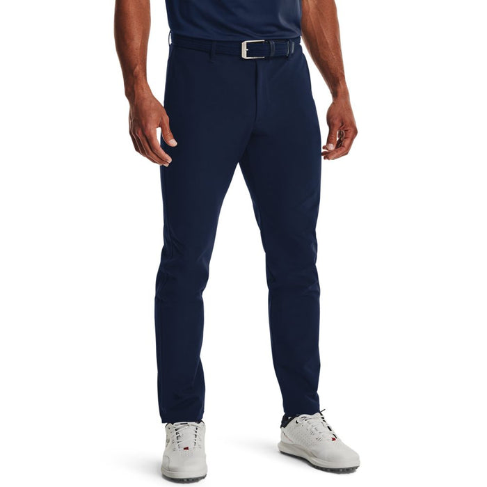 Armour ColdGear Infrared Tapered Mens Golf Trousers - Navy Pin High Golf