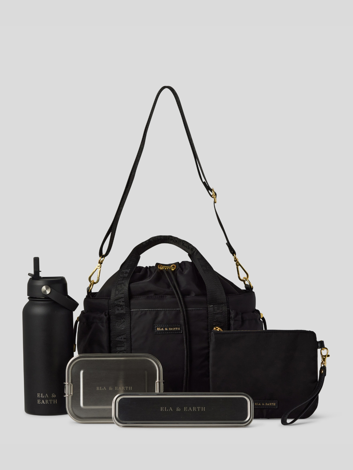 Black - Ultimate Lunch Bag Set