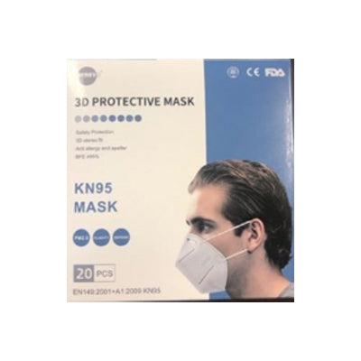 20 Pack of KN95 3D Protective Masks, available at Mallory Paint Store in WA & ID.