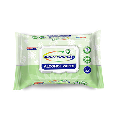 50 Pack of multi-purpose alcohol wipes, available at Mallory Paint Store in WA & ID.