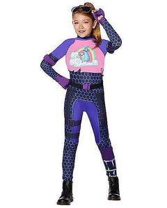 Halloween Kids Girls Fortnite Brite Bomber Costume Bodysuit - halloween kids girls fortnite brite bomber costume bodysuit