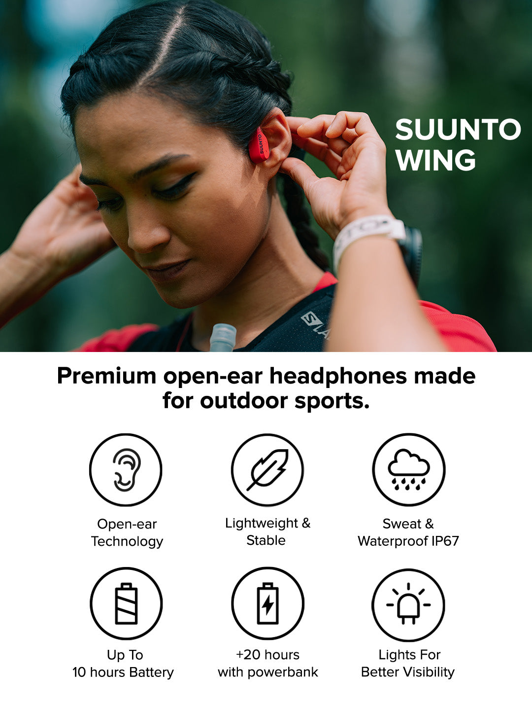 Suunto Wing, Høretelefoner til sport og outdoor