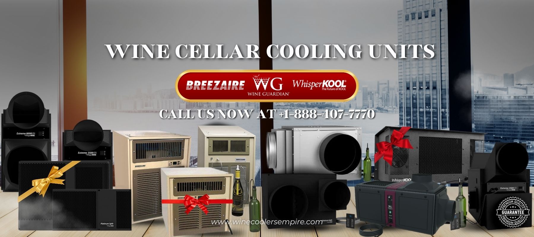 wine cellar cooling units - wine coolers empire