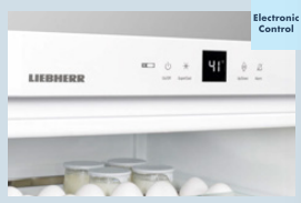 Liebherr 24" Fully Integrated Fridge-Freezer HCB 1060 Electronic Display-Luxury Appliances Direct