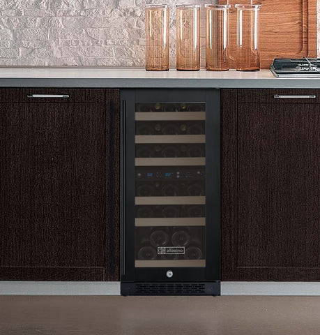 Allavino FlexCount II Tru-Vino 30 Bottle Dual Zone Black Wine Fridge VSWR30-2BR20