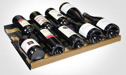 Allavino FlexCount II Tru-Vino 56 Bottle Single Zone Black Left Hinge Wine Fridge VSWR56-1BL20 - Allavino | Wine Coolers Empire - Trusted Dealer