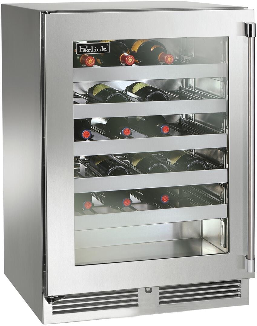 Perlick 24 inch Signature Series 45 Bottle Wine Cooler HP24WO-4-3