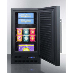 Summit 18" Built-In Upright All Freezer SCFF1842