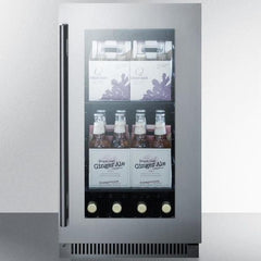 Summit Classic 18" 2.9 cu.ft. Stainless Steel Built-In Undercounter Beverage Center CL181WBV