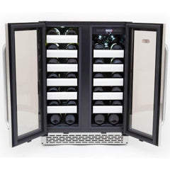 Whynter Elite Dual Zone Built-In Wine Refrigerator BWR-401DS
