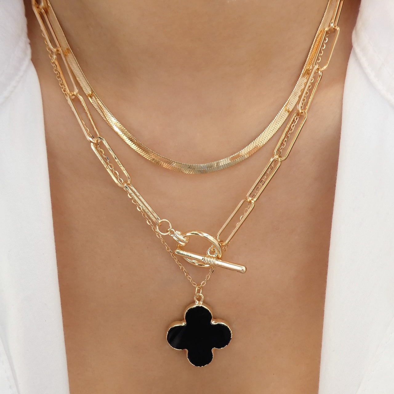 Riley Watson Jewellery Olivia® Clover Necklace