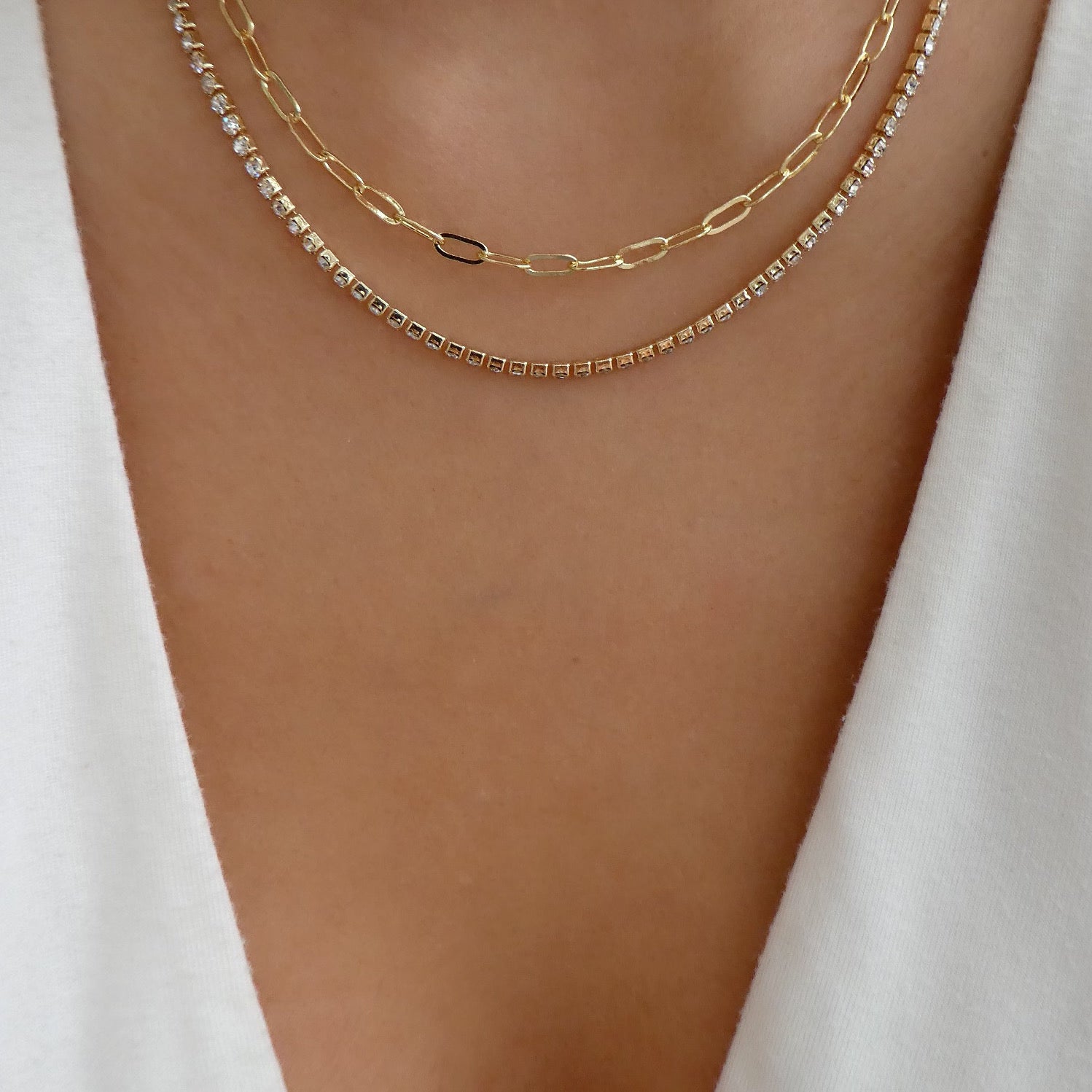 zara gold necklace