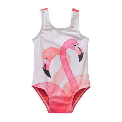 flamingo bathing suit baby