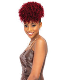 Janet Collection Playful Pineapple Pony Synthetic Hair Drawstring Ponytail Spiral