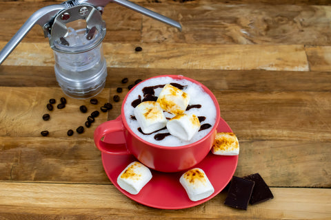 Valentines Day Toasted Marshmallow Latte Recipe