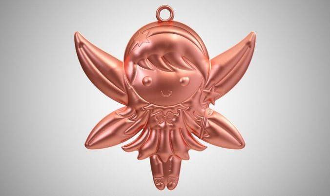 30pcs- Small Fairy Charms Bronze Tone Fairy Charm Pendants 22x15mm