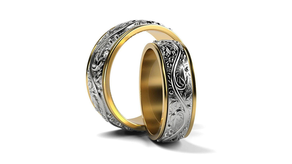 Forever Love Scarf ring Yellow gold nickle free plated bronze