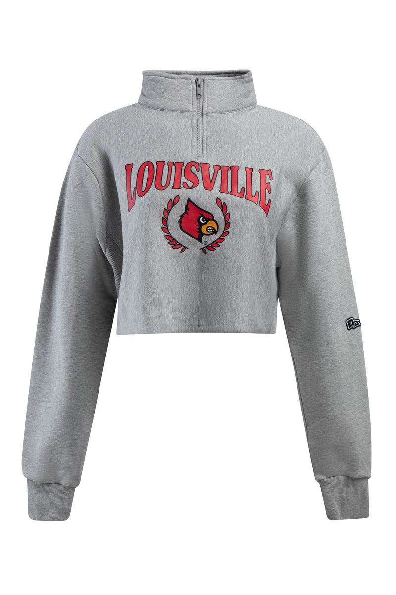 University of Louisville Cropped Hoodie Small / Red | Hype and Vice