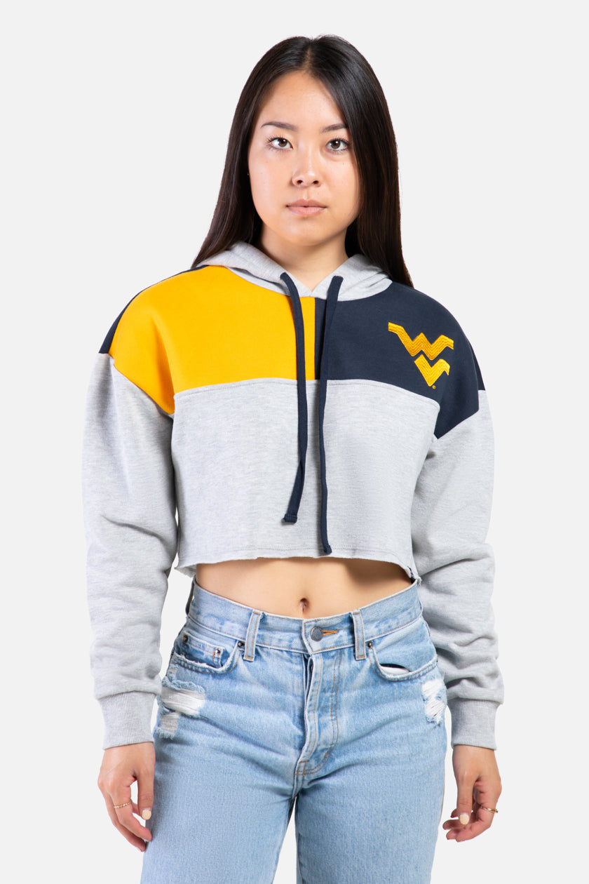 West Virginia Color-Block Hoodie