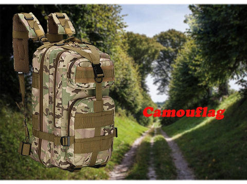 army bag for hiking and jungle discovering