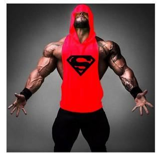 Man Superman Fitness Tank Top For Gym