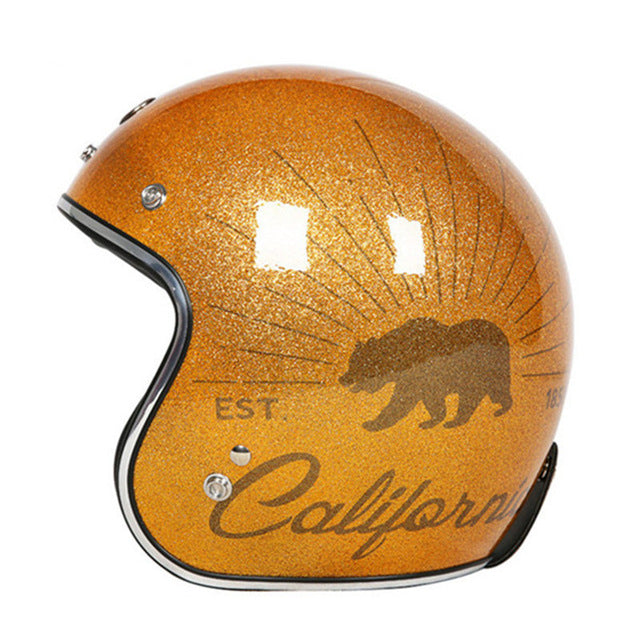 California motorcycle helmet - Vintage open face