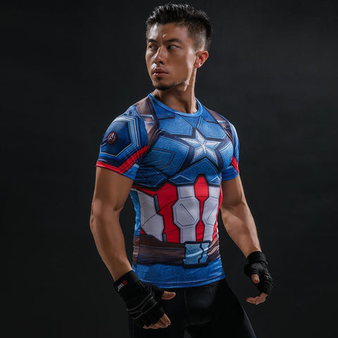 Captain America Bodybuilding activewear for Avengers lovers
